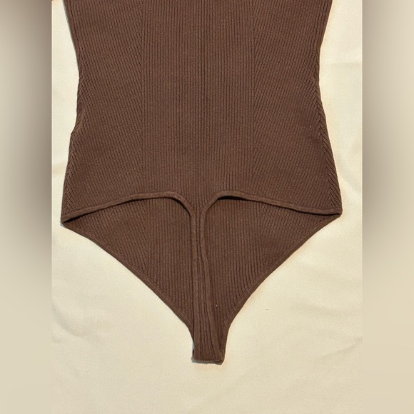 NWT Abercrombie and Fitch Ribbed Sweater Sweetheart Bodysuit - XL - Picture 7 of 12